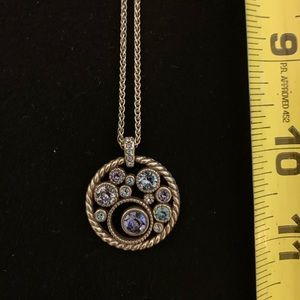Brighton 10” Swarovski Halo necklace.